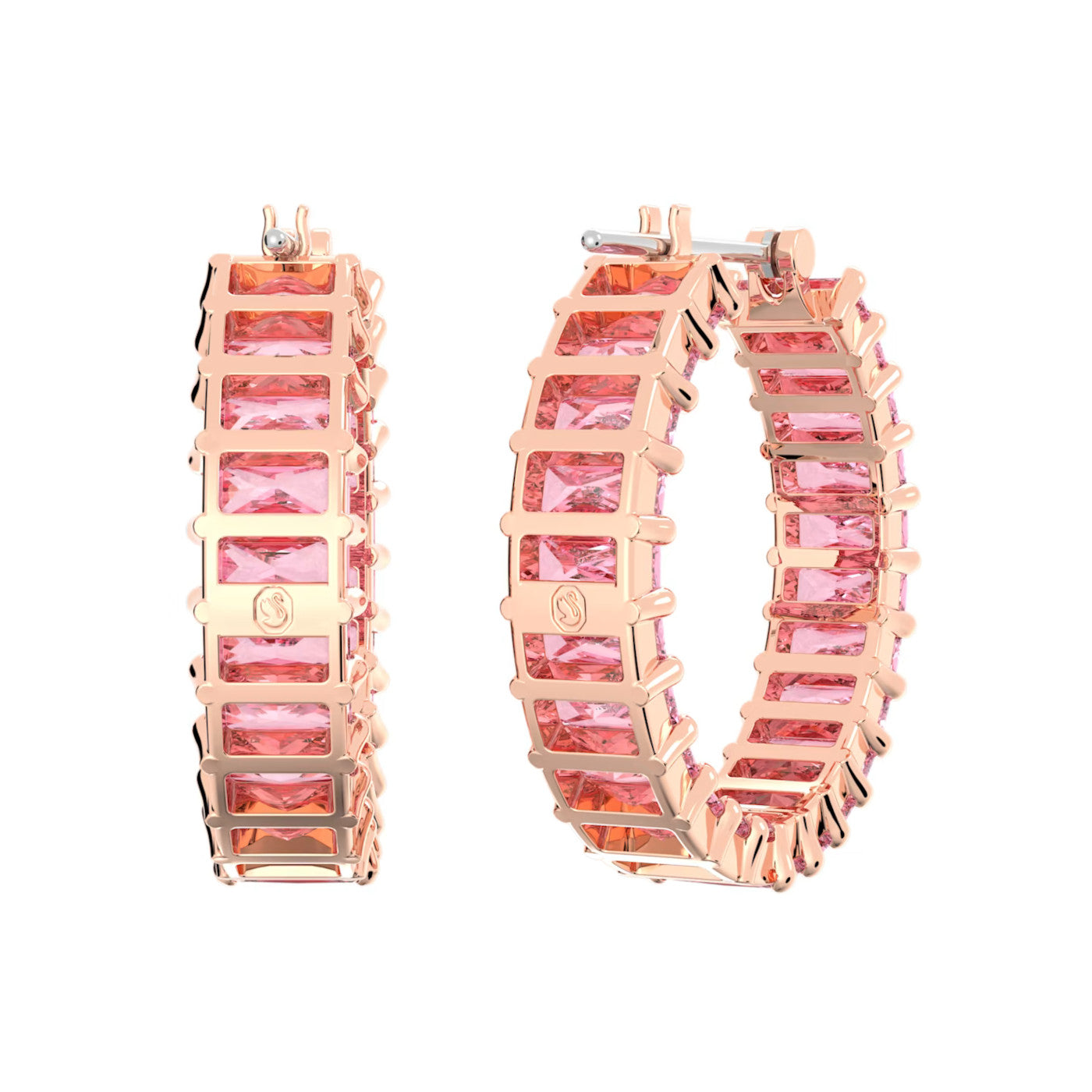 Swarovski Matrix Rose gold Earrings 5657726