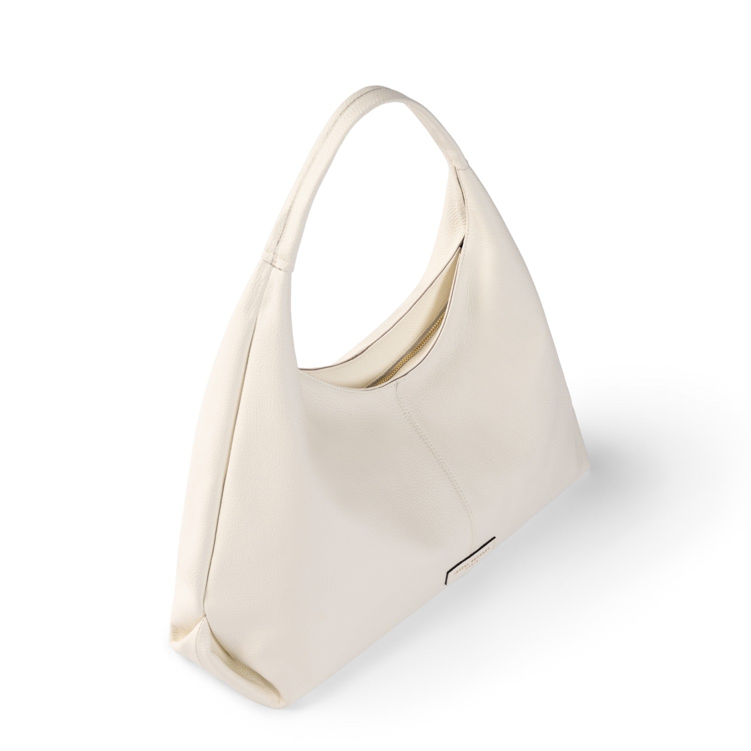 Isabel Bernard Honoré Grace cream calfskin leather shoulder bag IB25093-070