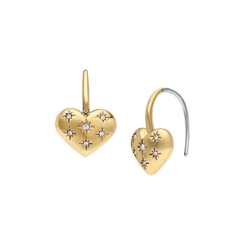 Fossil Sadie Gold Coloured Earrings JF04833710-zoom-