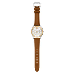 Michael Kors Lexington Round White Dial Watch MK9257