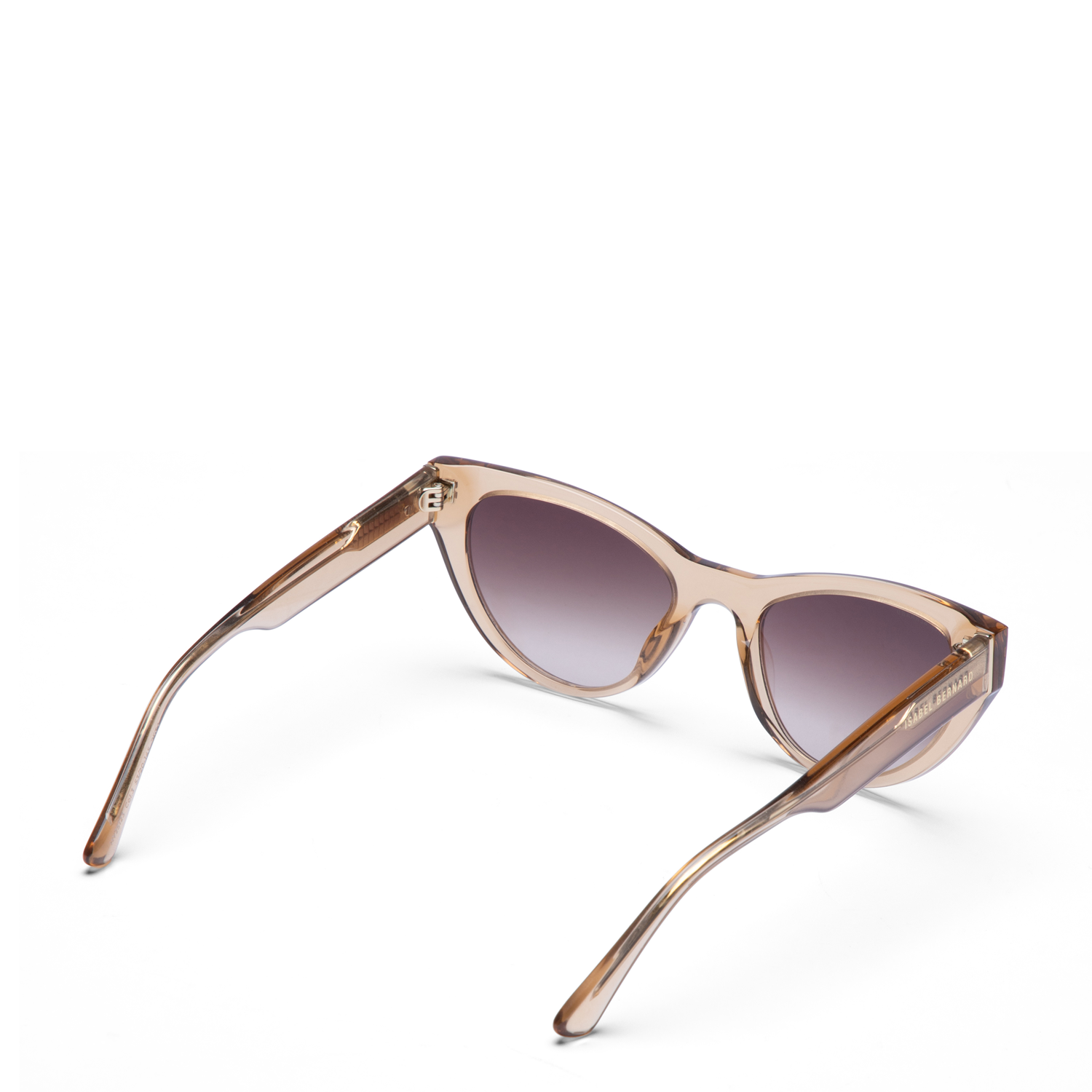 Isabel Bernard La Vilette Transparent Brown Sunglasses IB380011-13-14