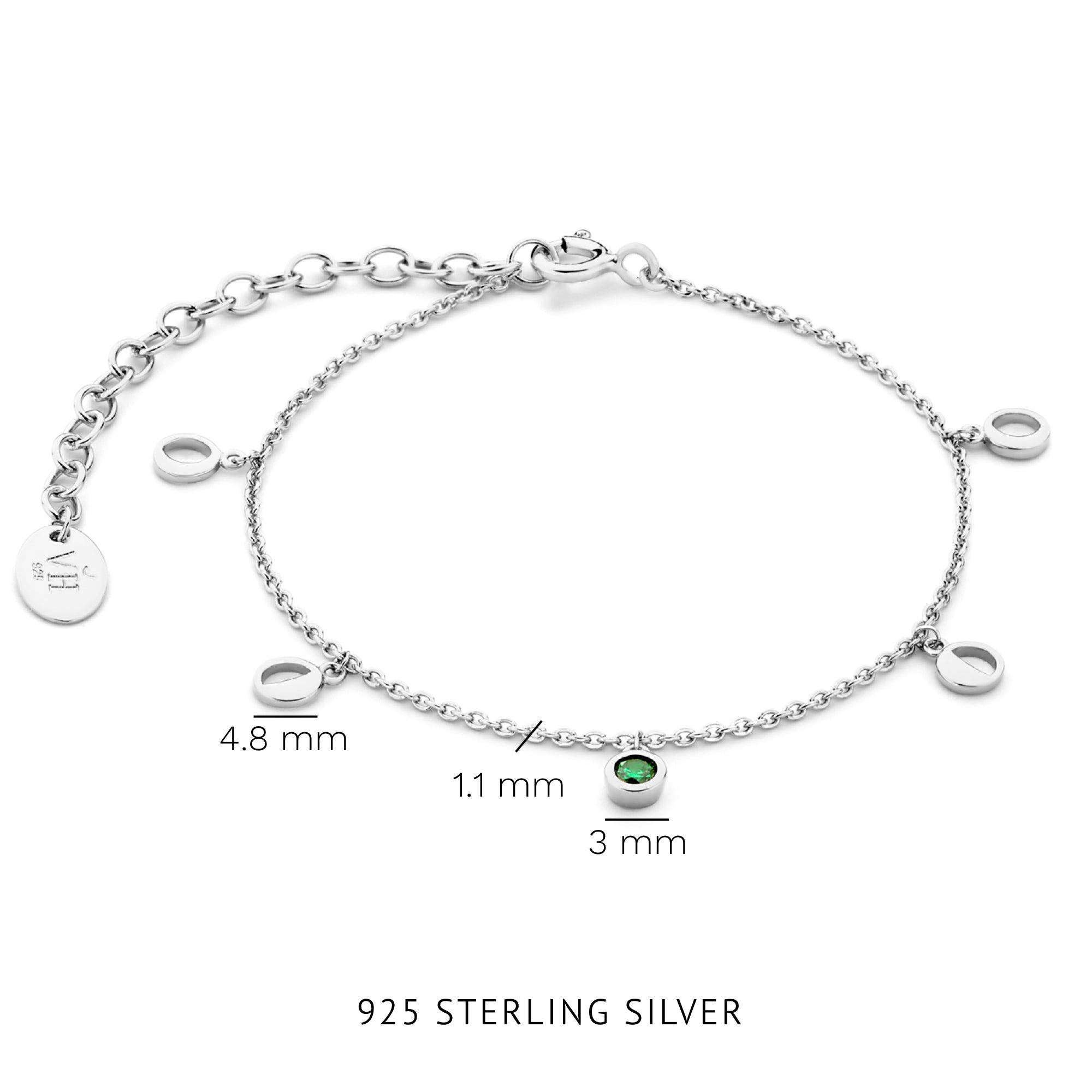 Violet Hamden Luna 925 Sterling Silver Bracelet VH320034