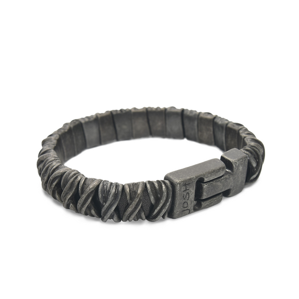 Josh Black Alloy Bracelet 03441VB/NCLR/LME