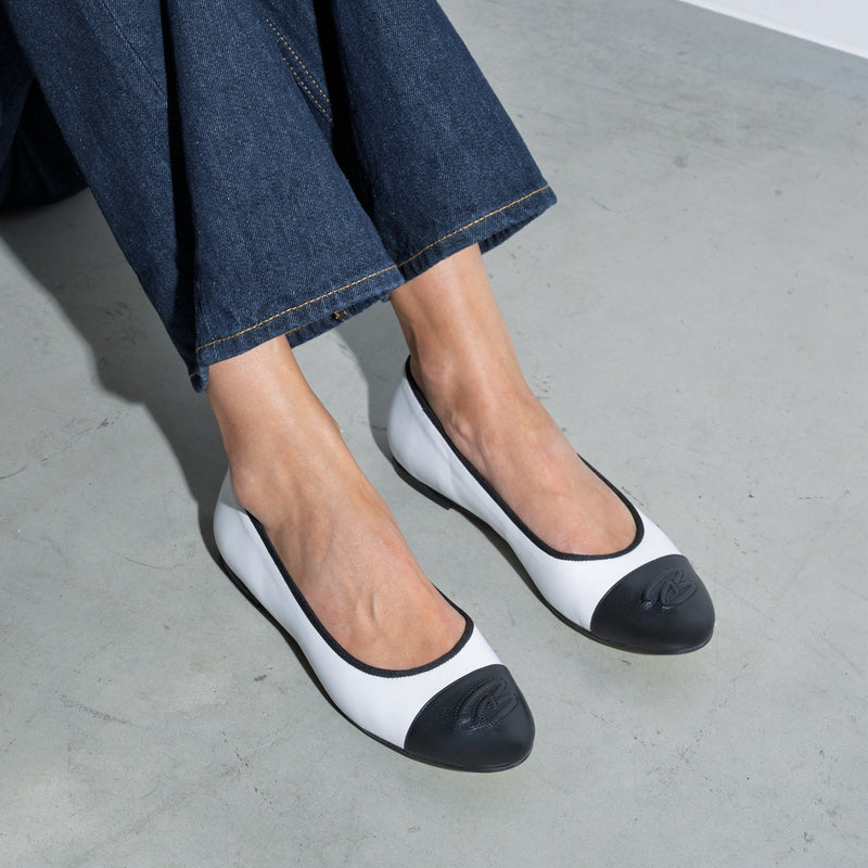 Isabel Bernard Vendôme Ynes Witte Kalfsleren Ballerinas IB51011-071-36-zoom-