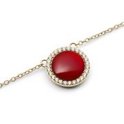 Daniel Wellington Audrey Red Agate Choker DW00401440