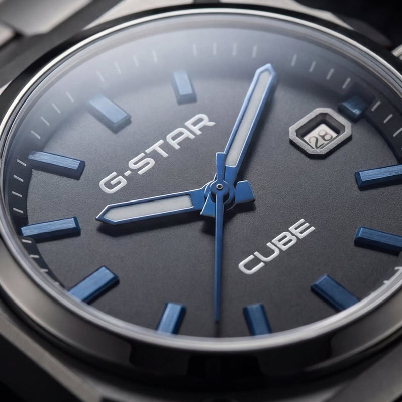 G-STAR Cube Gunkleurig Analoog Herenhorloge GSW.508.07-zoom-