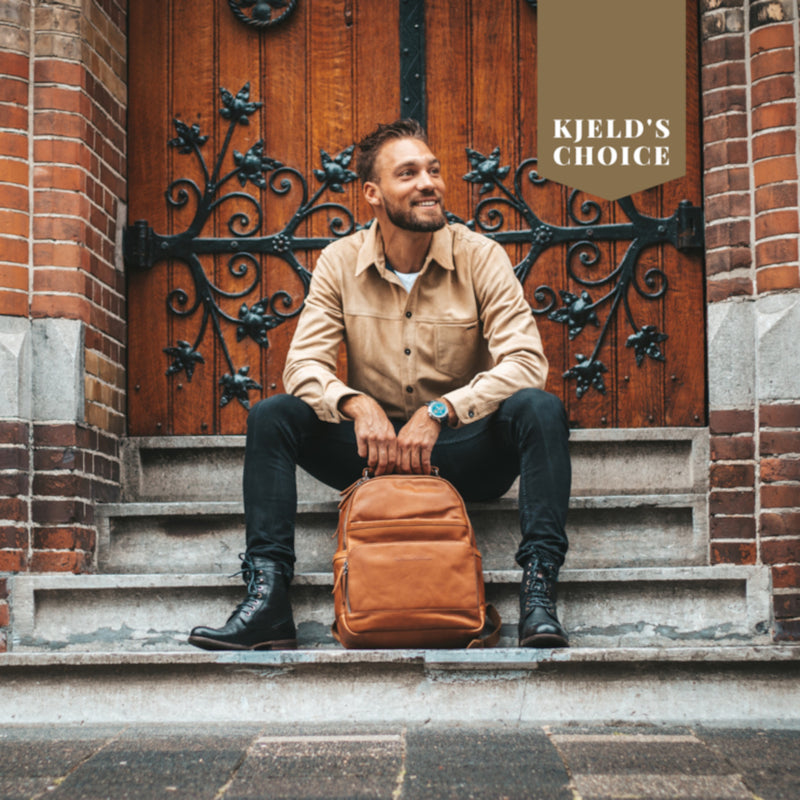 The Chesterfield Brand Austin Cognac Leather Backpack C58.018431-zoom-