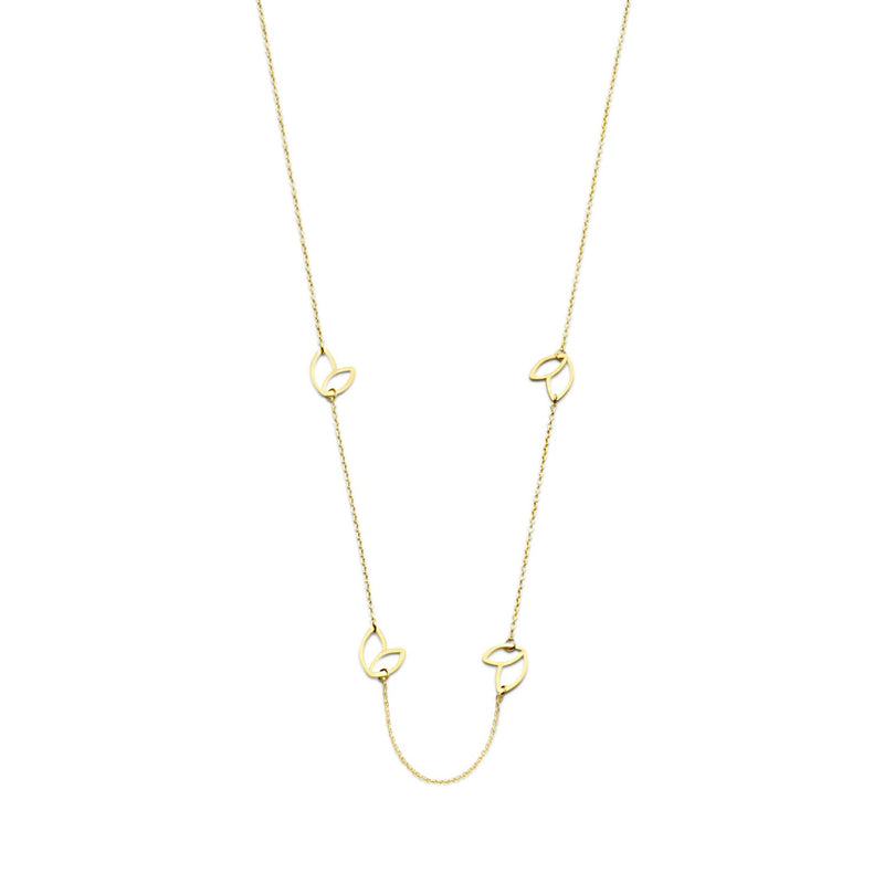 Isabel Bernard Cadeau d'Isabel 14 karaat gouden ketting en armband giftset IB90187-zoom-