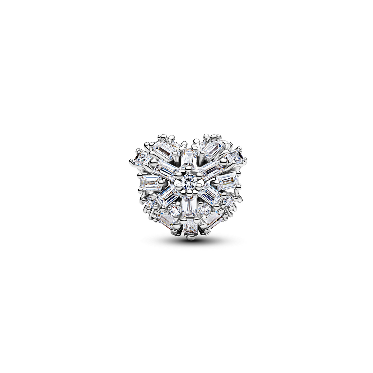Pandora Moments 925 Sterling Silver Sparkling Heart Charm 794240C01
