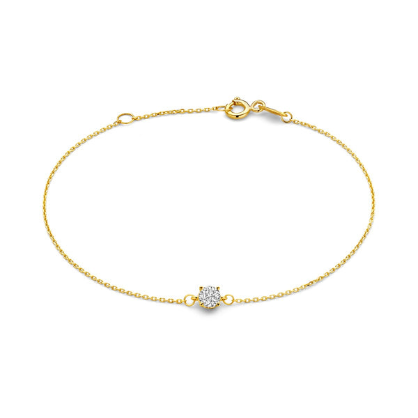 Beloro Jewels Monte Napoleone Stella 9 Karaat Armband BO320043