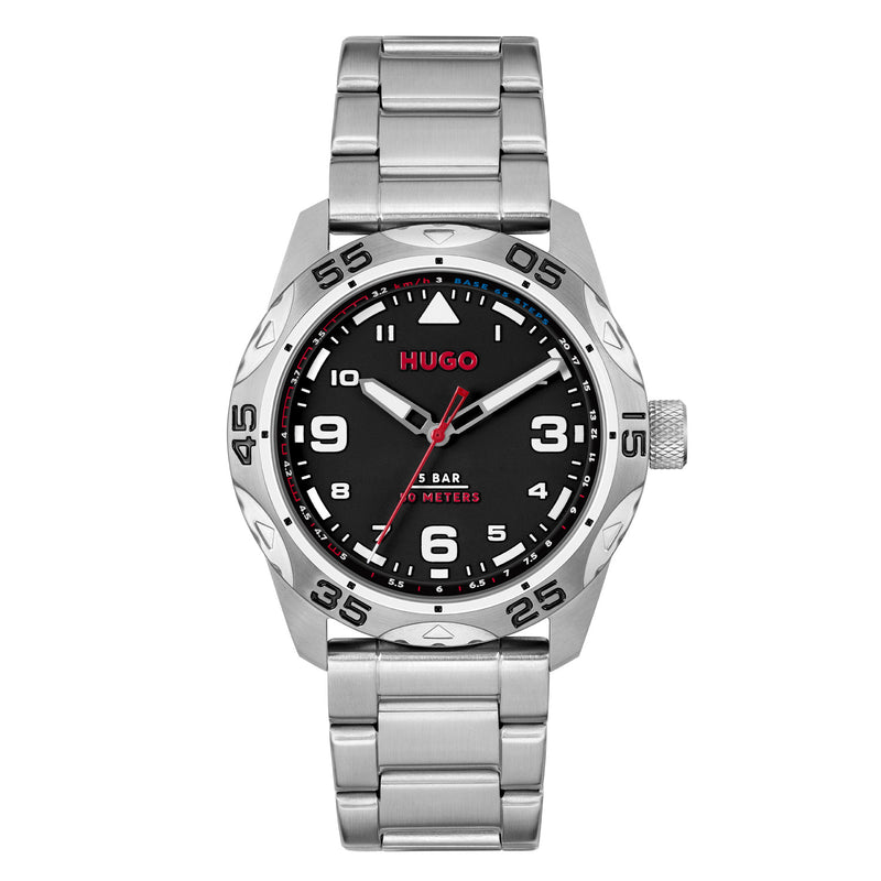 Hugo Boss HUGO #TREK Zwart Heren Horloge 2002-HU1530332-zoom-