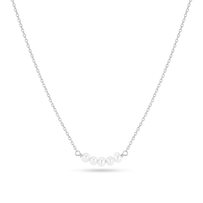 Sif Jakobs 925 Sterling Zilveren Perla Cinque Necklace SJ-N2735-P-zoom-