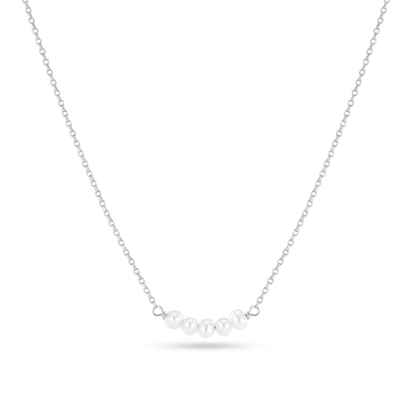 Sif Jakobs 925 Sterling Zilveren Perla Cinque Necklace SJ-N2735-P
