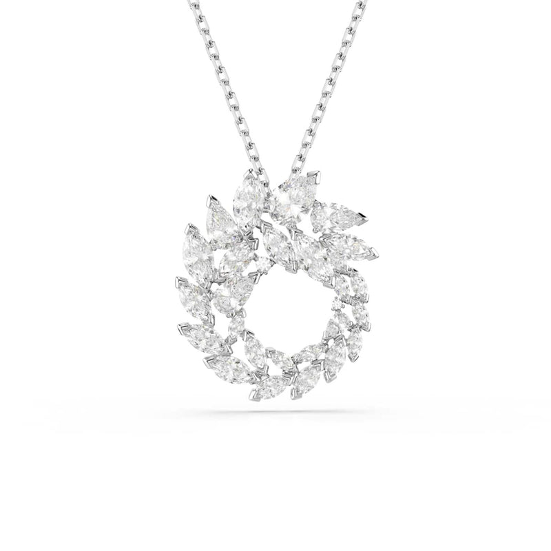 Swarovski Mesmera Glam Zilveren Ketting met Cirkel Hanger 5759837-zoom-
