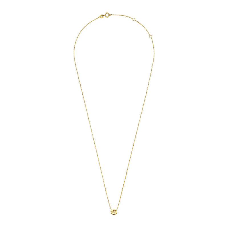Isabel Bernard Étoiles d’Or Cancer 14 Carat Gold Venetian Necklace With Horoscope IB340181-zoom-