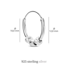 Violet Hamden Sisterhood Feminine 925 sterling Silver Hoop Earrings VH360031