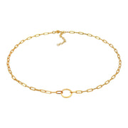 Elli 925 Sterling Silver Link Chain Necklace 2004-BF-0008188-001