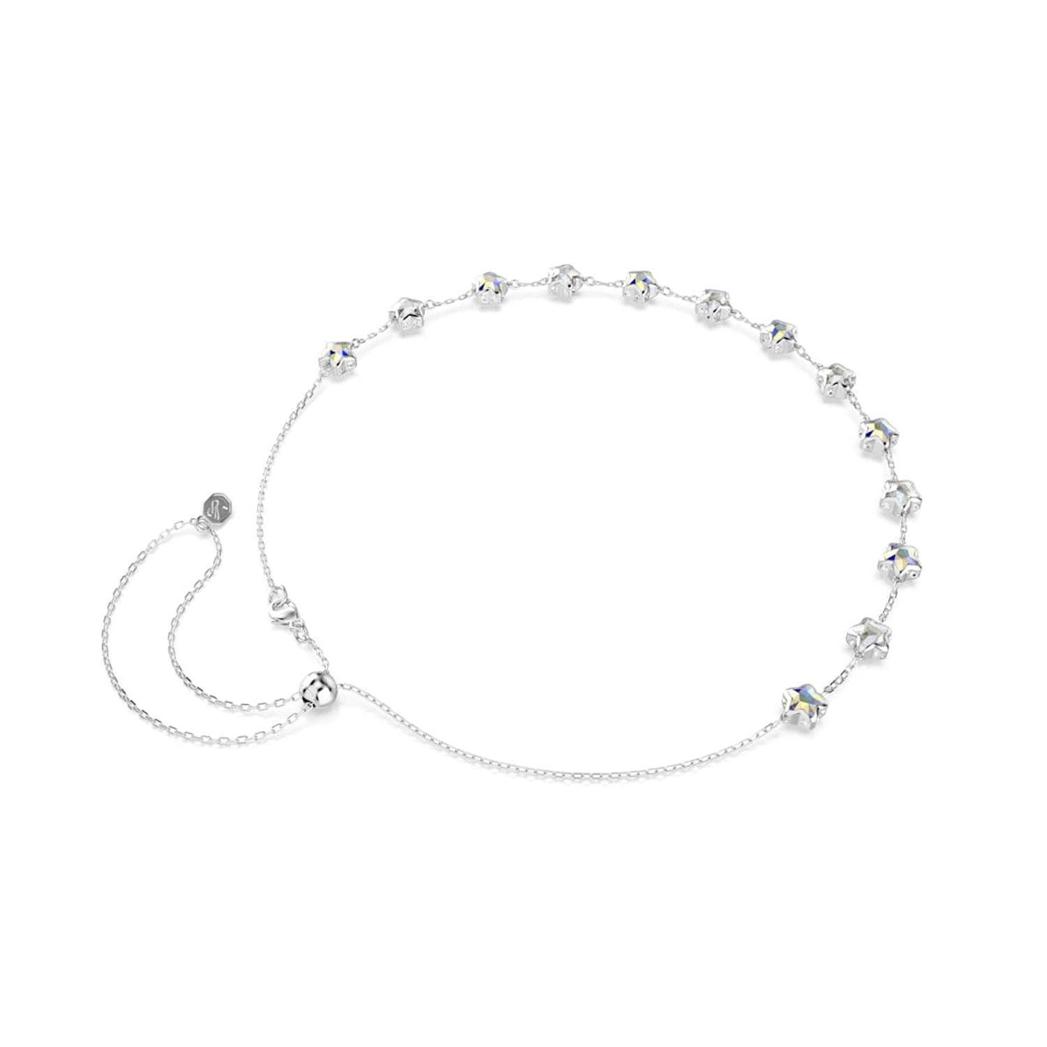 Swarovski Chroma Stars Silver-Tone Necklace 5754183