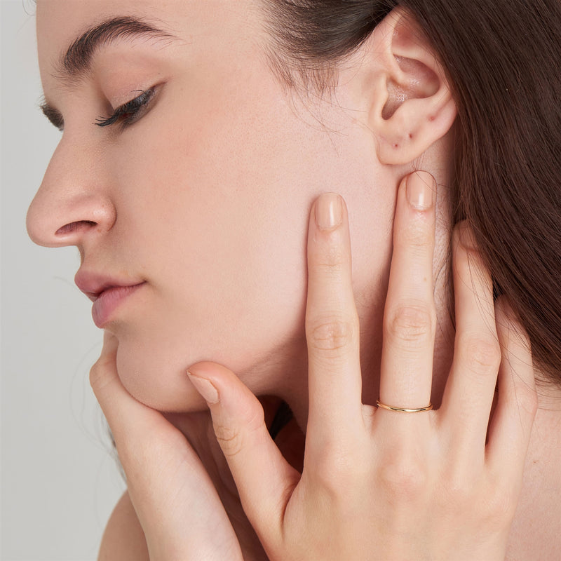 Ania Haie Gold Collection 14 Carat Gold Ring AH-RAU001-06YG-54-zoom-