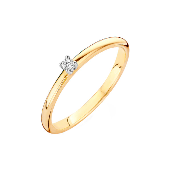 Blush Diamonds 14k Gouden Ring Met Diamant 1600BDI