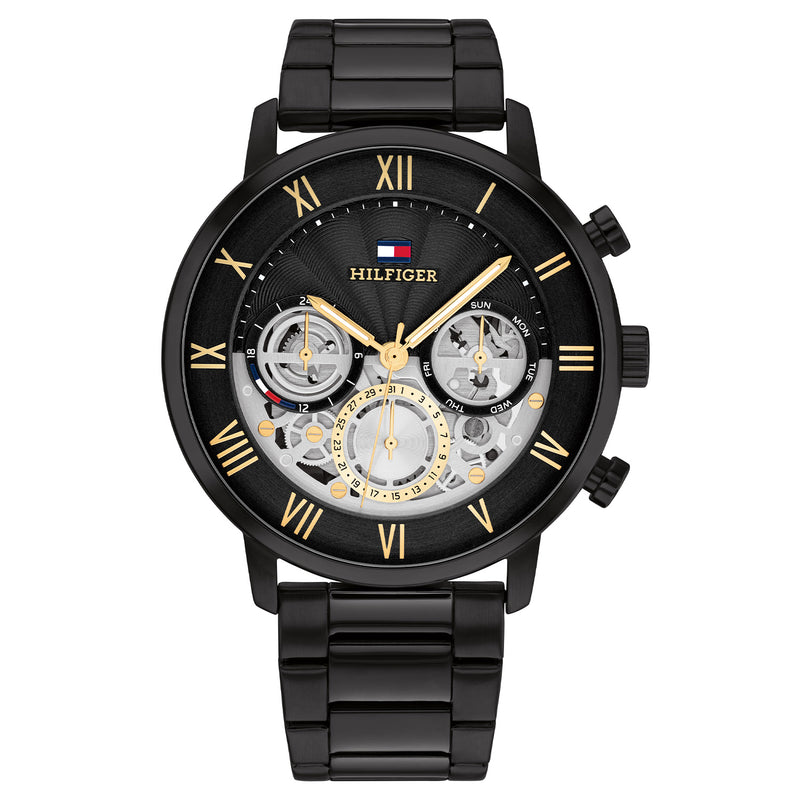 Tommy Hilfiger Black Men's Watch TH1710706-zoom-