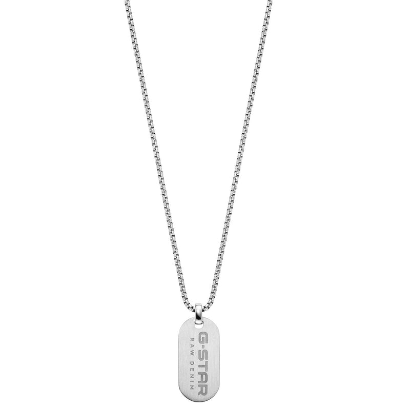G-STAR ZipPoint Zilveren Schakelketting GSJ.104.01-zoom-