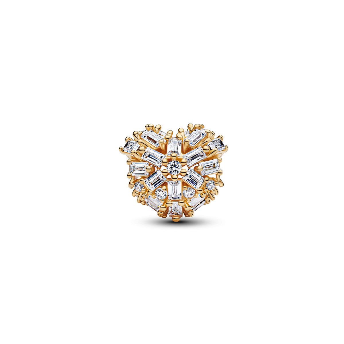 Pandora Moments Gold Plated Sparkling Heart Charm 764240C01