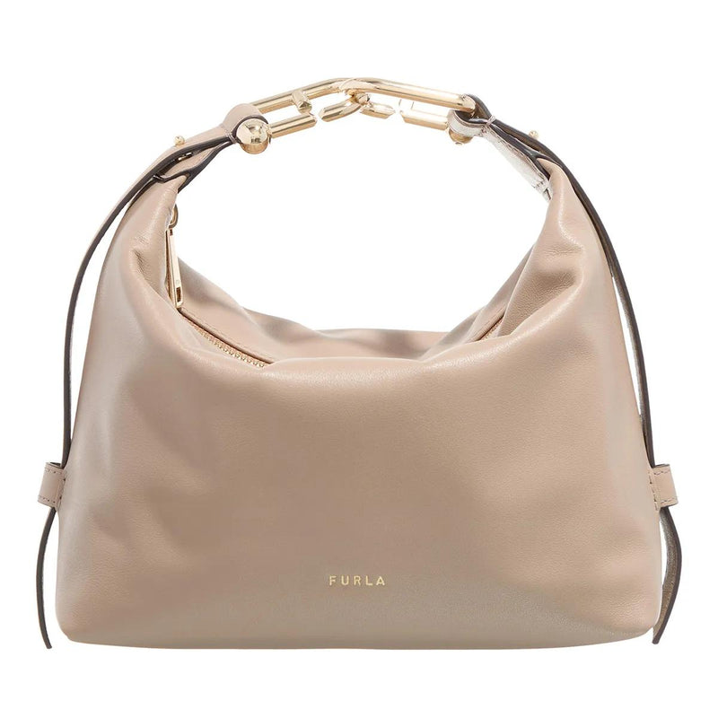 Furla Tonie Grey Leather Hobo bag 2001-A0629293-zoom-