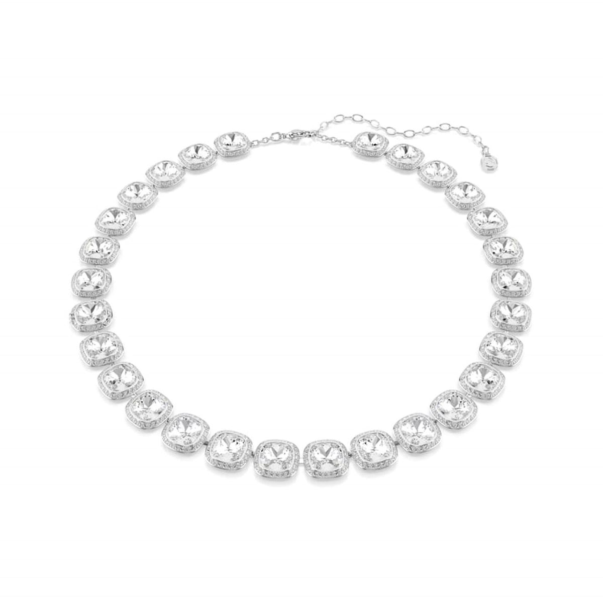 Swarovski Una Angelic Cushion Silver-Tone Necklace 5751326