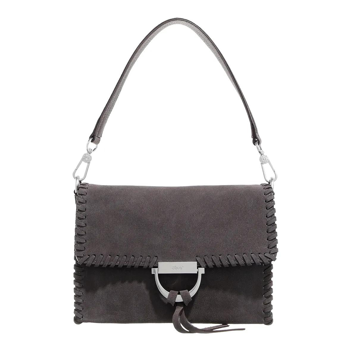 Abro Temi Stitch Grey Leather Shoulder bag 2001-A0629119