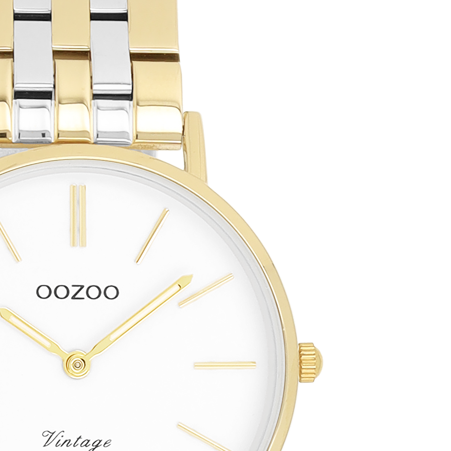OOZOO Vintage Gold and White Women's Watch C20407