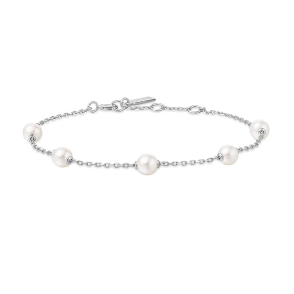 Ania Haie Miss Dainty 925 Sterling Zilveren Parel Armband AH-B065-01H