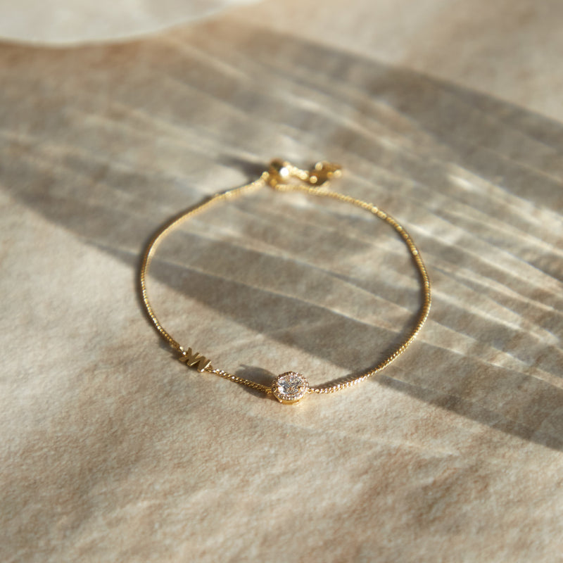 Michael Kors Premium 925 Sterling Silver Gold-coloured Bracelet MKC1206AN710 (Length: 22.00 cm)-zoom-