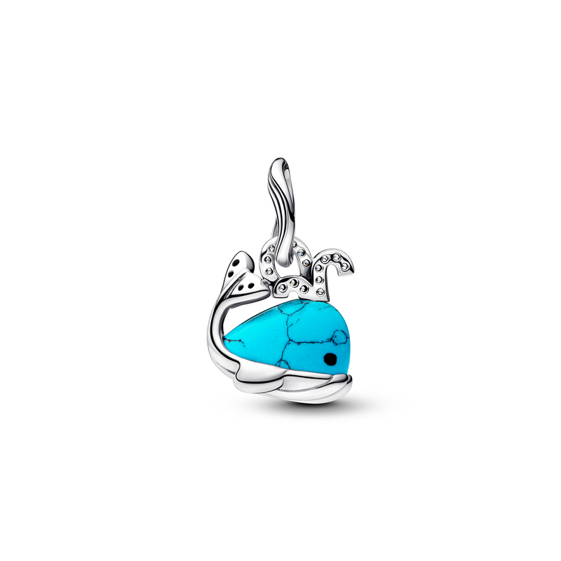 Pandora Moments 925 Sterling Zilveren Turquoise Walvis Bedel 793822C01-zoom-