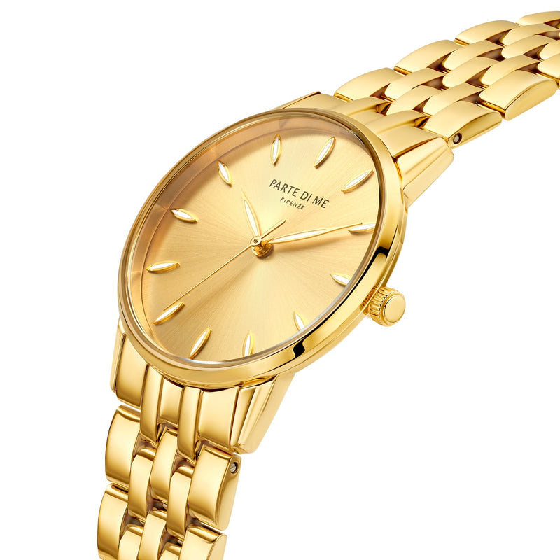 Parte Di Me Orologio rond dames horloge goudkleurig PDM09045-zoom-