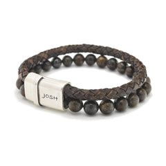 Josh Brown Bracelet 09286-BRA-S/BROWN/L