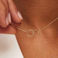 Isabel Bernard Cadeau d'Isabel 14 Carat Golden Necklace and Bracelet Giftset IB90130