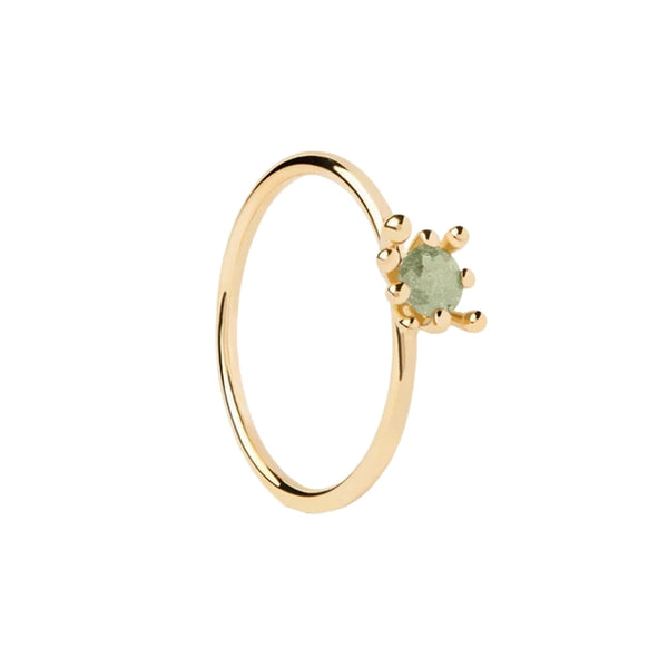 P D Paola Color 925 Sterling Silver Ring Gold Plated AN01-C91