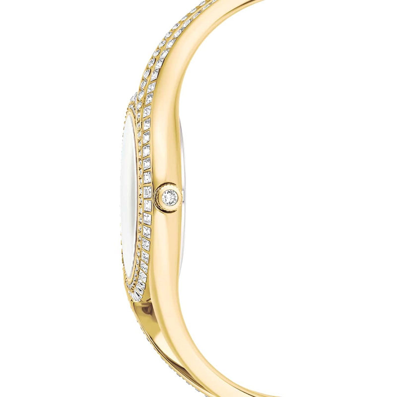 Swarovski Hyperbola Goudkleurig Horloge met Witte Wijzerplaat 5754534-zoom-