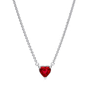 Pandora Timeless 925 Sterling Silver Heart Necklace 392542C01-45