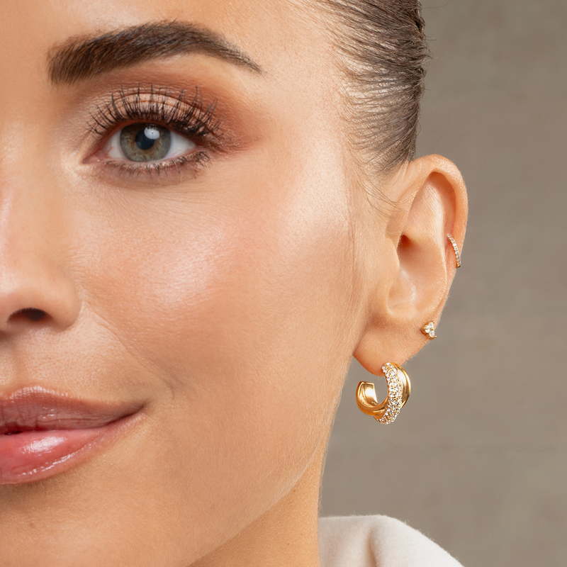 Mockberg Kenza Gold Plated Aurora Hoops MB1847-zoom-