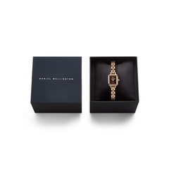 Daniel Wellington Petite & Quadro Mini Arch Amber Brown Women's Watch DW00100849