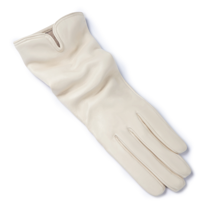Isabel Bernard Isabel Bernard Honoré Sylvie crème leren handschoenen van geitenleer IB67004-372-7-zoom-