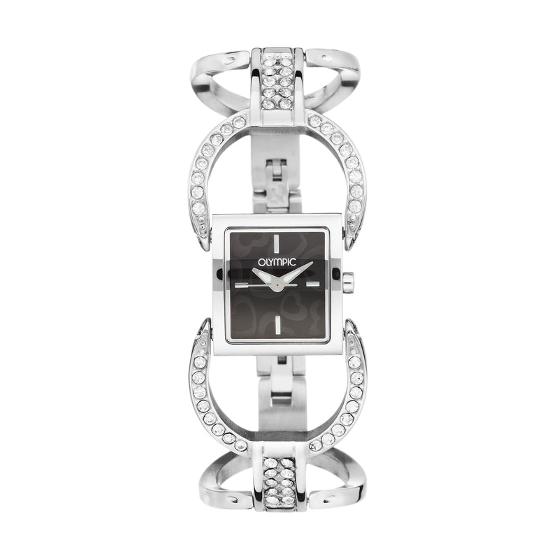 Olympic Zwart Dames Horloge 2002-OL82DSS011-zoom-