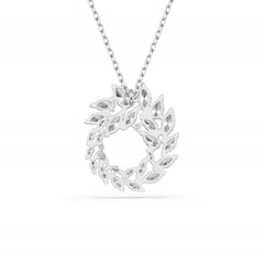 Swarovski Mesmera Glam Silver-Tone Necklace with Circle Pendant 5759837