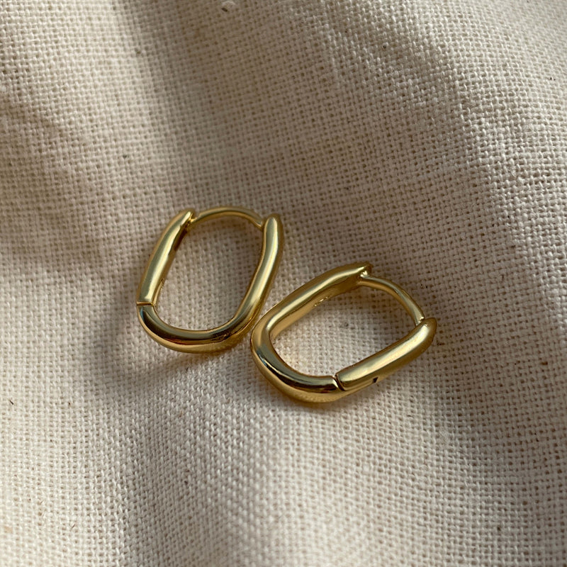 Karma 925 Sterling Silver Gold-coloured Sun Kissed Earparty EPV06GP-zoom-