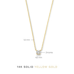 Isabel Bernard Le Marais Garance 14 Carat Golden Necklace IB340136 (Length: 42.00 cm)