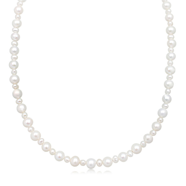 Elli 925 Sterling Silver Pearl Necklace 2004-BF-0007237-001