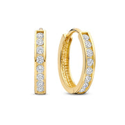 Isabel Bernard 14 karaat gouden Le Marais Tiphaine Klapoorringen IB360200