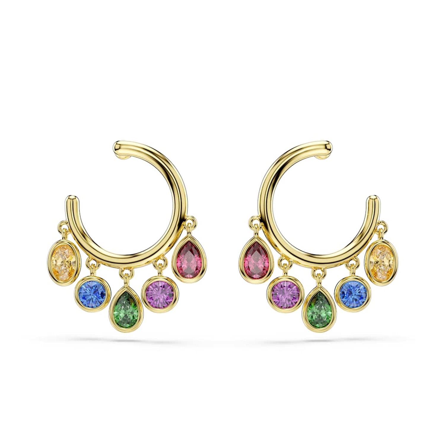 Swarovski Imber Organic Gold-Tone Multicolour Earrings 5753263